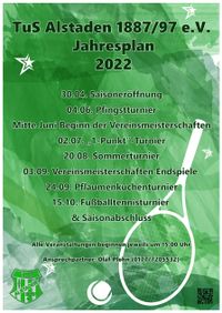 Veranstaltungskalender 2022 A5 Druckvorlage Seite 1